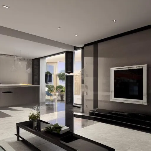 A modern interior